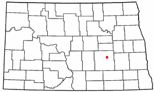 Location of Buchanan, North Dakota