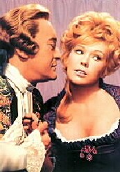 With George Sanders in The Amorous Adventures of Moll Flanders