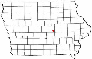 Location of Ferguson, Iowa