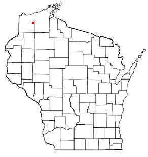 Location of Highland, Wisconsin