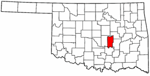 Image:Map of Oklahoma highlighting Seminole County.png