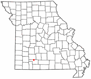 Location of Fremont Hills, Missouri