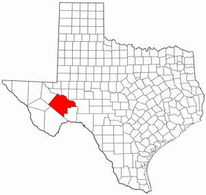 Image:Map of Texas highlighting Pecos County.png