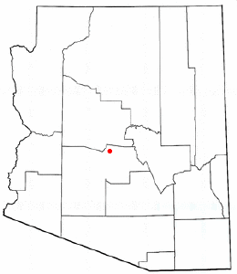 Location of New River, Arizona