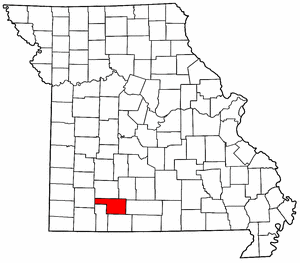 Image:Map of Missouri highlighting Christian County.png