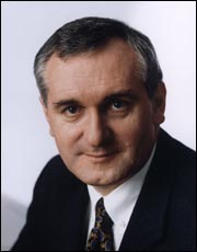 Bertie Ahern, TD, has lead Fianna Fil since 1994 and has served as Taoiseach since 1997.