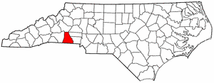 Image:Map of North Carolina highlighting Cleveland County.png