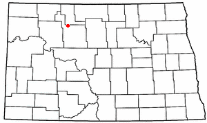 Location of Carpio, North Dakota