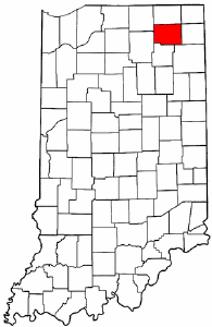 Image:Map of Indiana highlighting Noble County.png