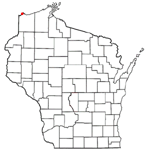 Location of Superior, Wisconsin