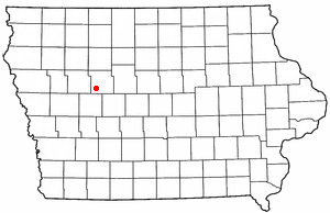 Location of Lake City, Iowa