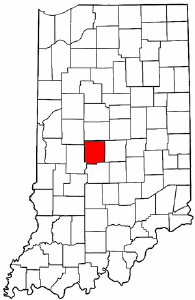Image:Map of Indiana highlighting Hendricks County.png