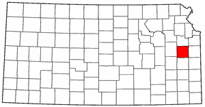 Image:Map of Kansas highlighting Franklin County.png