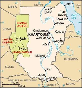  The country of Sudan