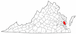 Image:Map of Virginia highlighting Gloucester County.png