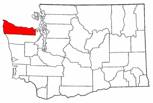 Image:Map of Washington highlighting Clallam County.png
