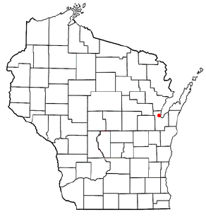 Location of Howard, Wisconsin
