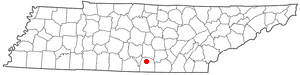 Location of Estill Springs, Tennessee