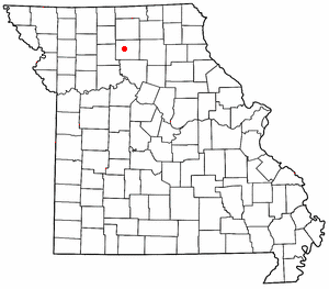 Location of Linneus, Missouri