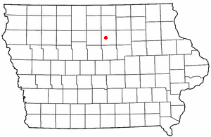 Location of Coulter, Iowa