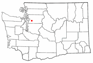 Location of Snohomish, Washington