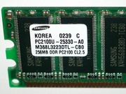 256MB PC-2100 memory stick