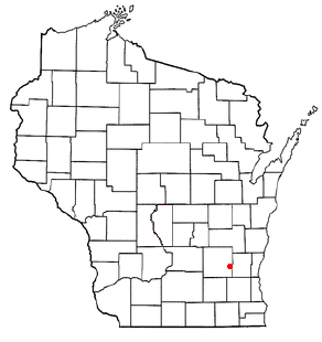 Location of Hartford, Wisconsin
