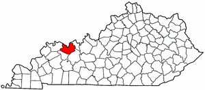 Image:Map of Kentucky highlighting Daviess County.png
