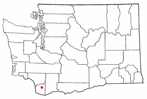 Location of Yacolt, Washington