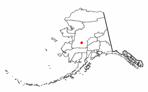 Location of Takotna, Alaska