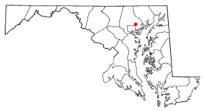 Location of Carney, Maryland