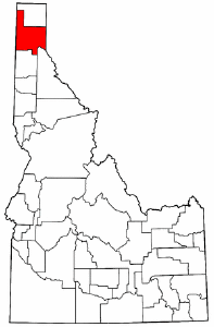 Image:Map of Idaho highlighting Bonner County.png