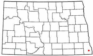 Location of Great Bend, North Dakota