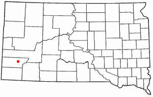 Location of Fairburn, South Dakota