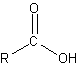 Structure of a carboxyl group