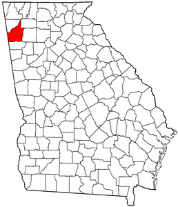 Image:Map of Georgia highlighting Floyd County.png