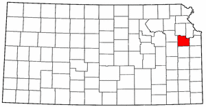 Image:Map of Kansas highlighting Douglas County.png