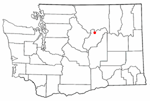 Location of Bridgeport, Washington