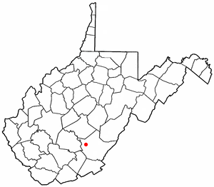 Location of Rupert, West Virginia