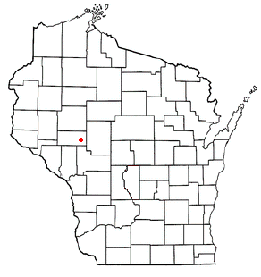 Location of Bridge Creek, Wisconsin