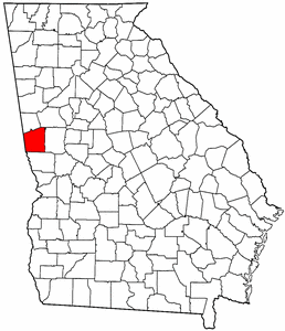 Image:Map of Georgia highlighting Troup County.png