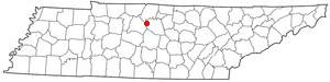Location of Green Hill, Tennessee