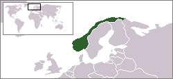 Location of Norway