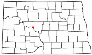 Location of Pick City, North Dakota