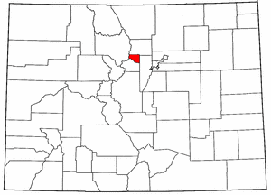 image:Map of Colorado highlighting Gilpin County.png