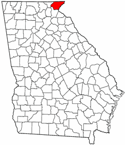 Image:Map of Georgia highlighting Rabun County.png