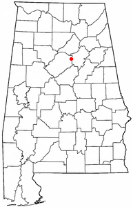Location of Argo, Alabama