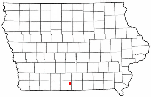Location of Garden Grove, Iowa