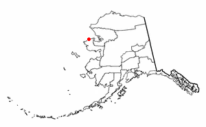 Location of Shishmaref, Alaska