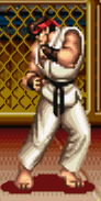 Ryu as he appeared in the Street Fighter II series.
